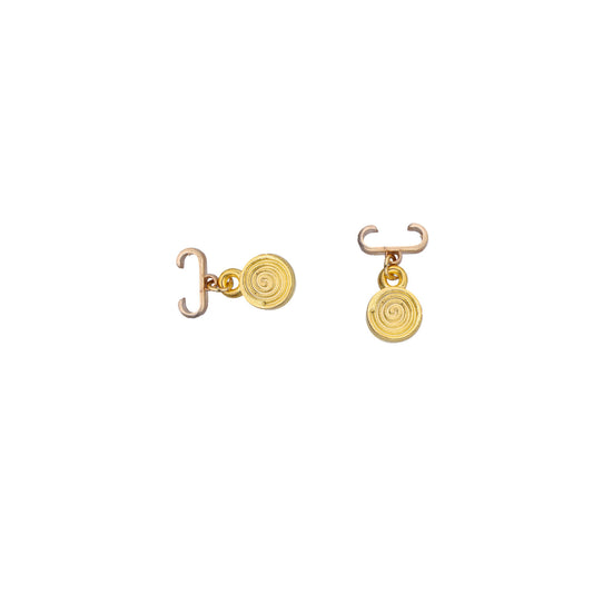 Gold Snail Charm