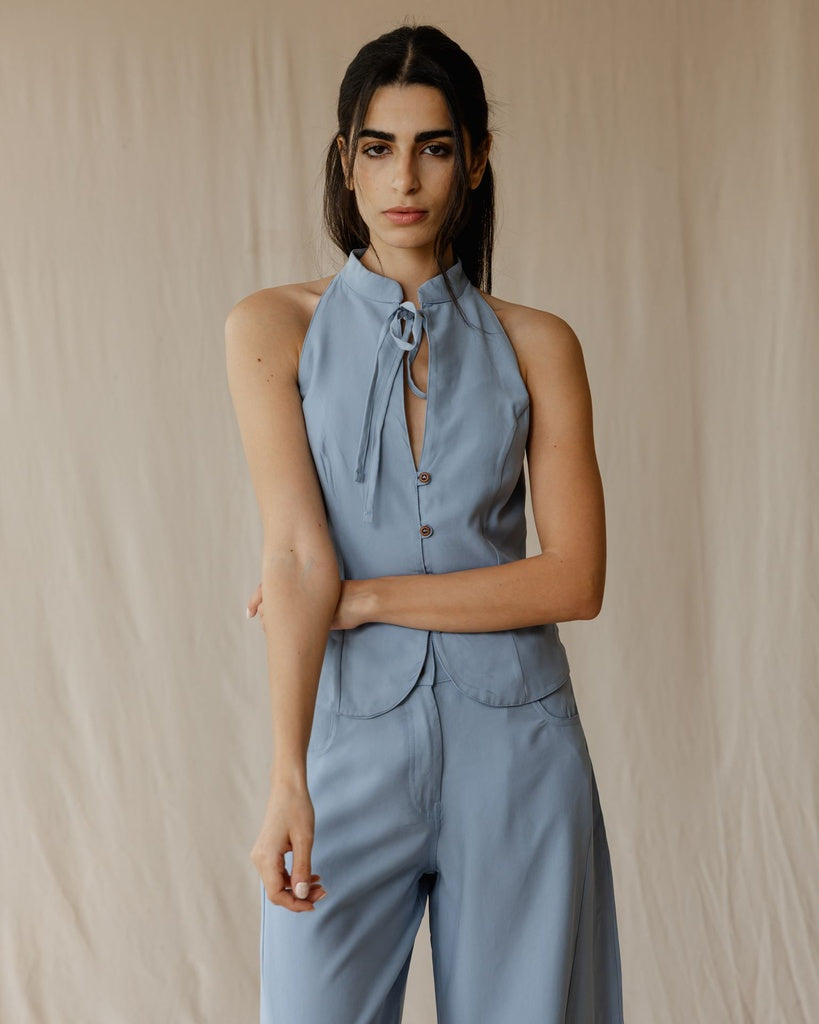 Lyra Baby Blue Vest