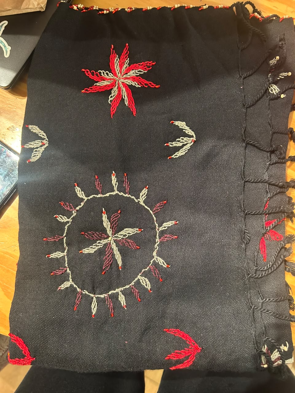 Sinai Febran Embroidered Shawl