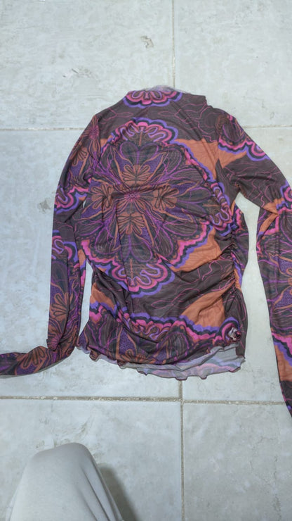 Daydream Bloom Mesh Top