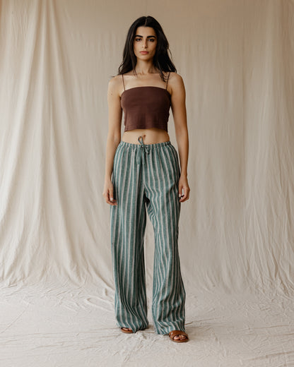 Pantalones Linen Moss Drift