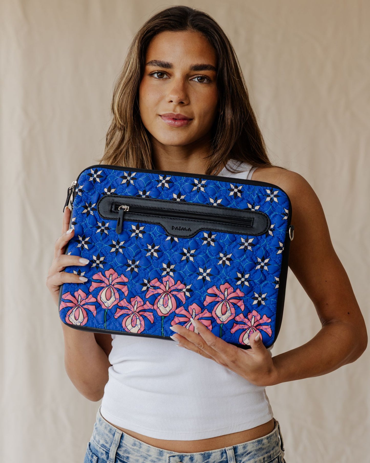 Funda Acolchada Midnight Bloom