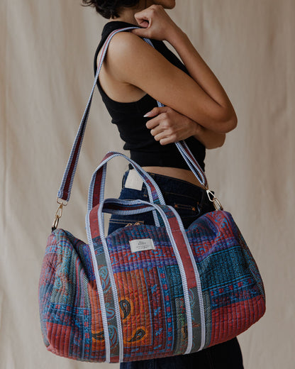 Paisley Patchwork Duffle Bag