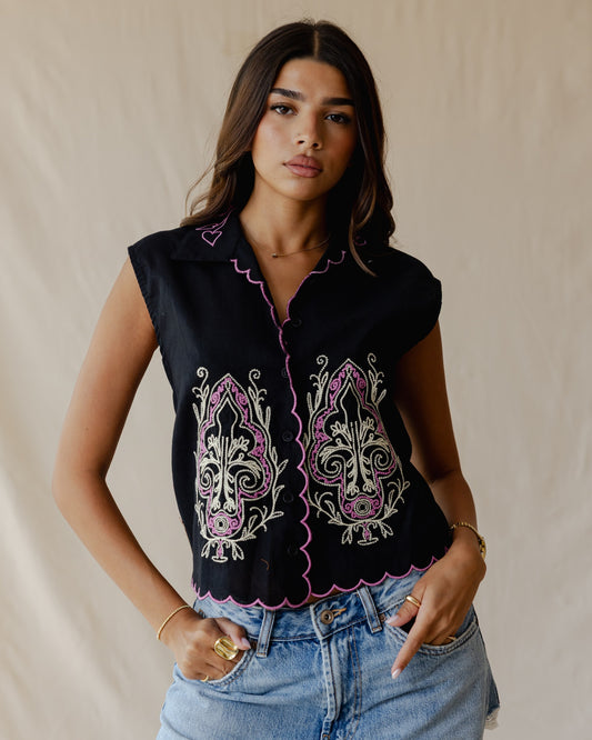 Rosette Boom Vest