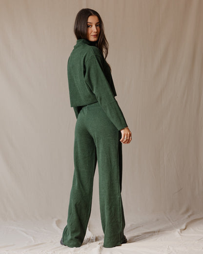 Completo Relaxed Cashmere Verde Oliva
