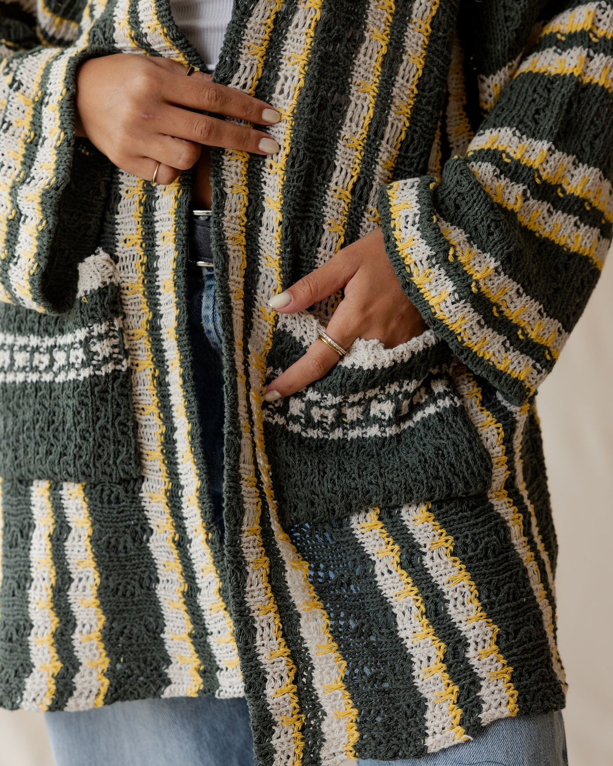 Olive Honey Pop Cardigan