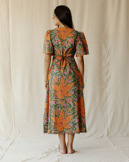 Botanical Garden Dress In Green