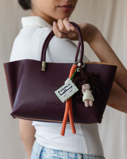 Llavero Muñeca Mini Crochet