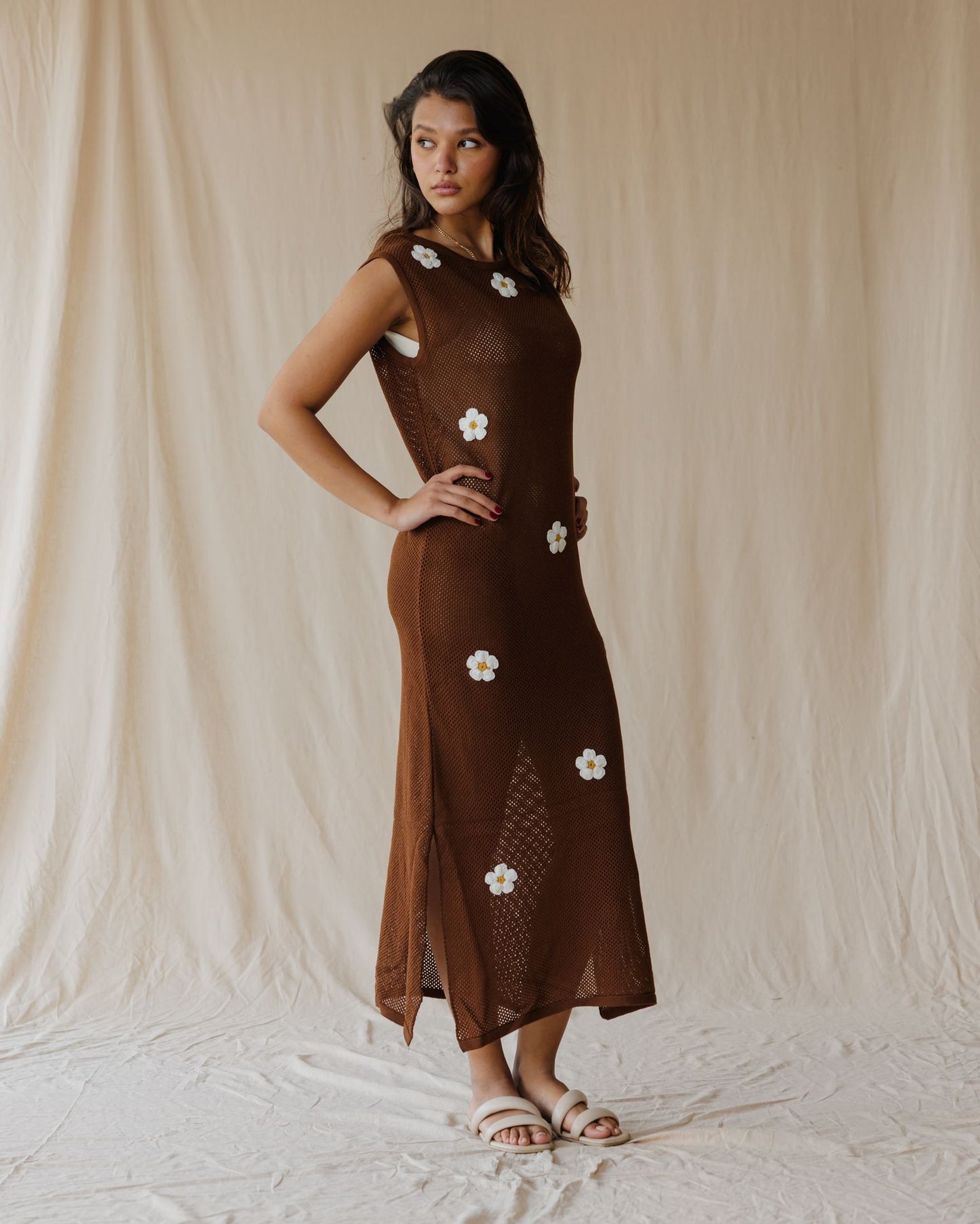 Robe Marron Daisy Drift