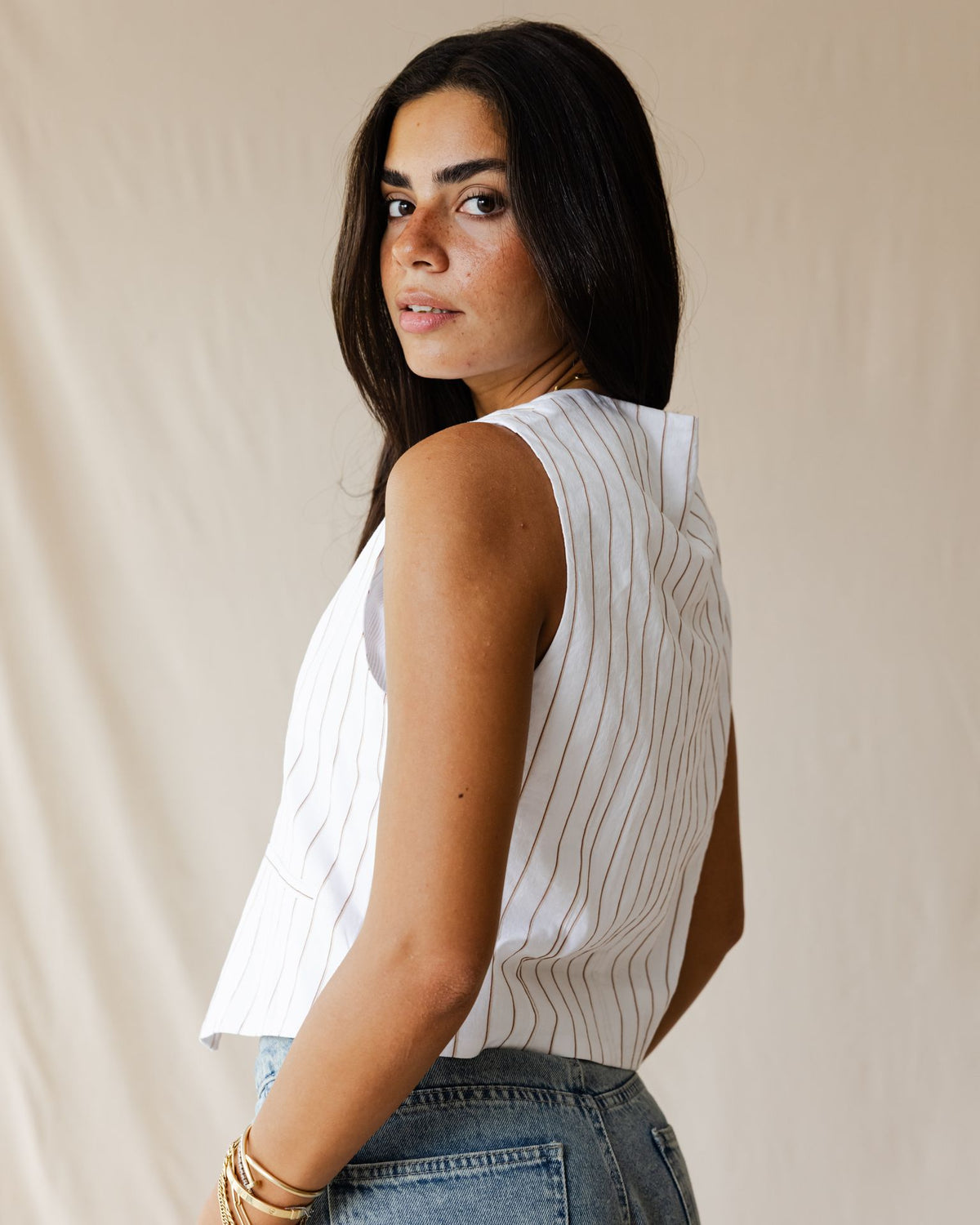 White Afternoon Vest