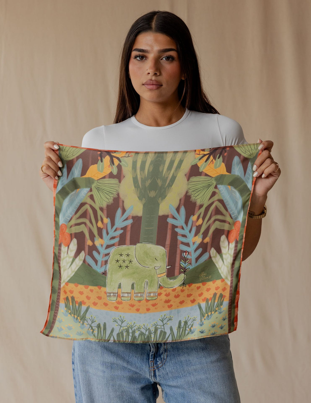 Palma X Ellie Elliphant's Journey Scarf