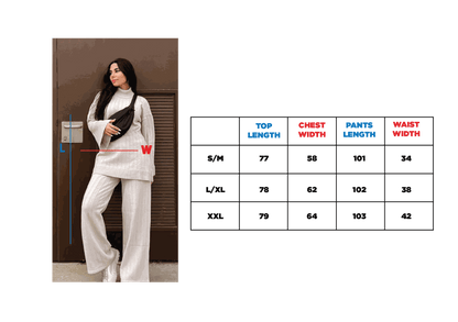 Rollkragen Strickset Beige