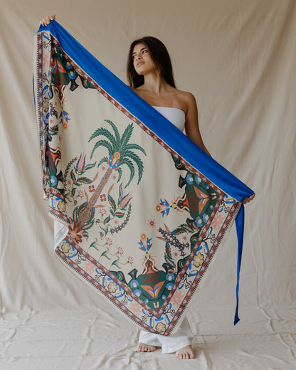Tamara Palm Sarong Beige