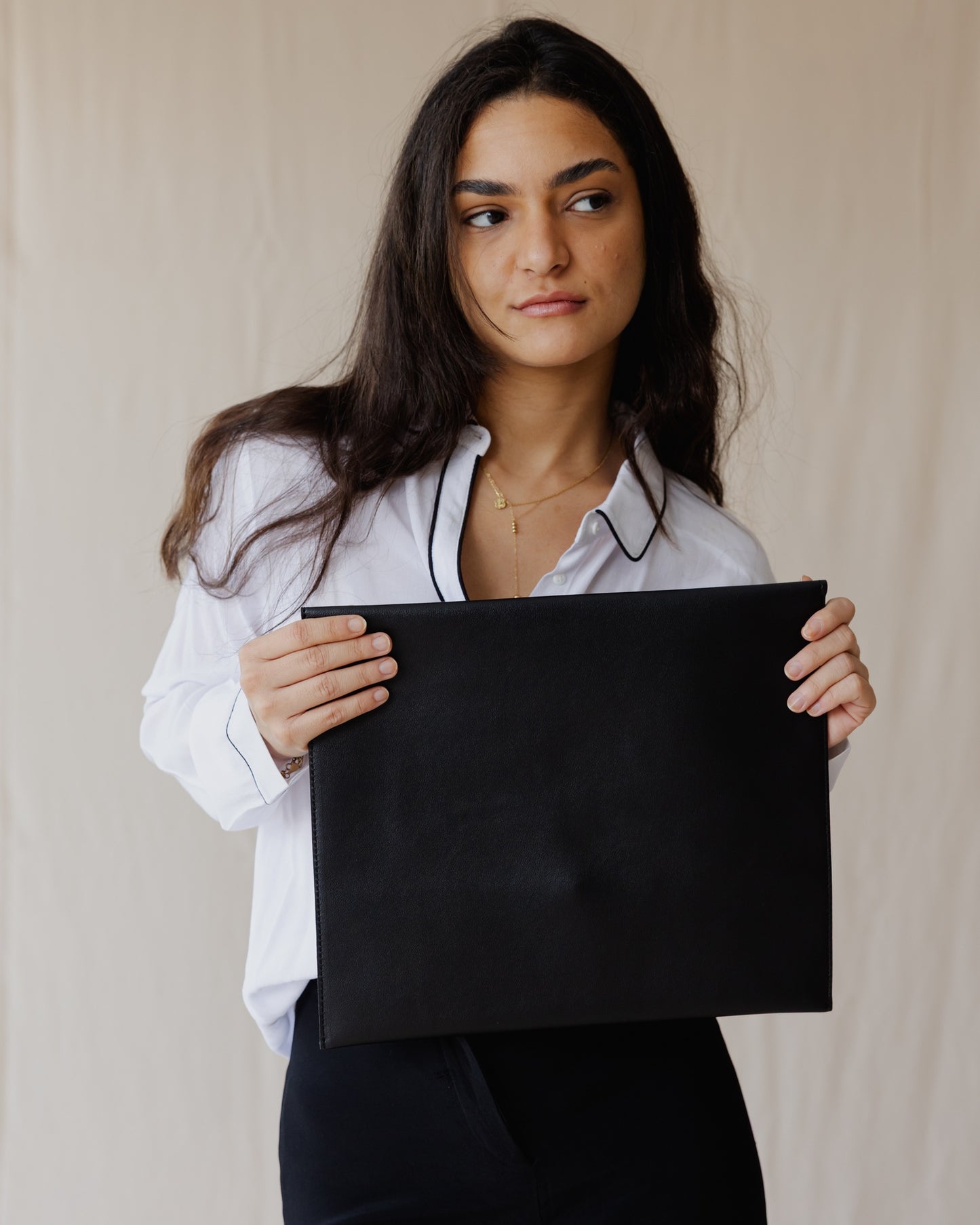 Secret Garden Laptop Sleeve Black