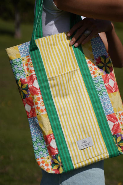 Patchwork Picnic Tote