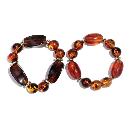 Amber Bead Bracelet