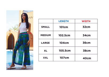 Pantaloni Breezy in verde acqua