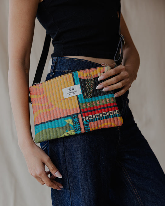 Cairo Breeze Quilted Pouch Spectrum