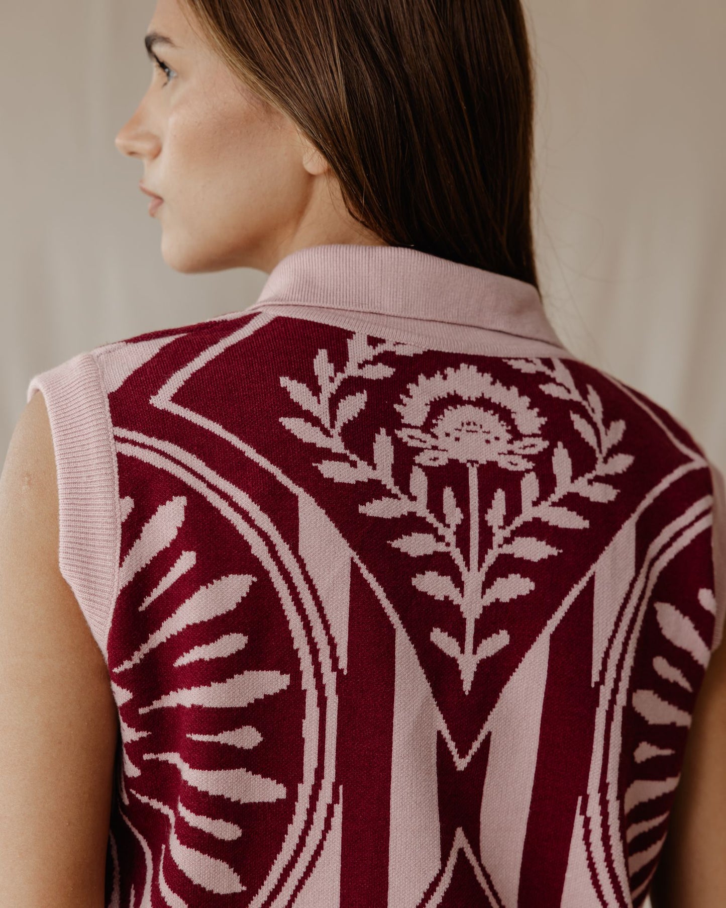 Rosewood Knit Vest