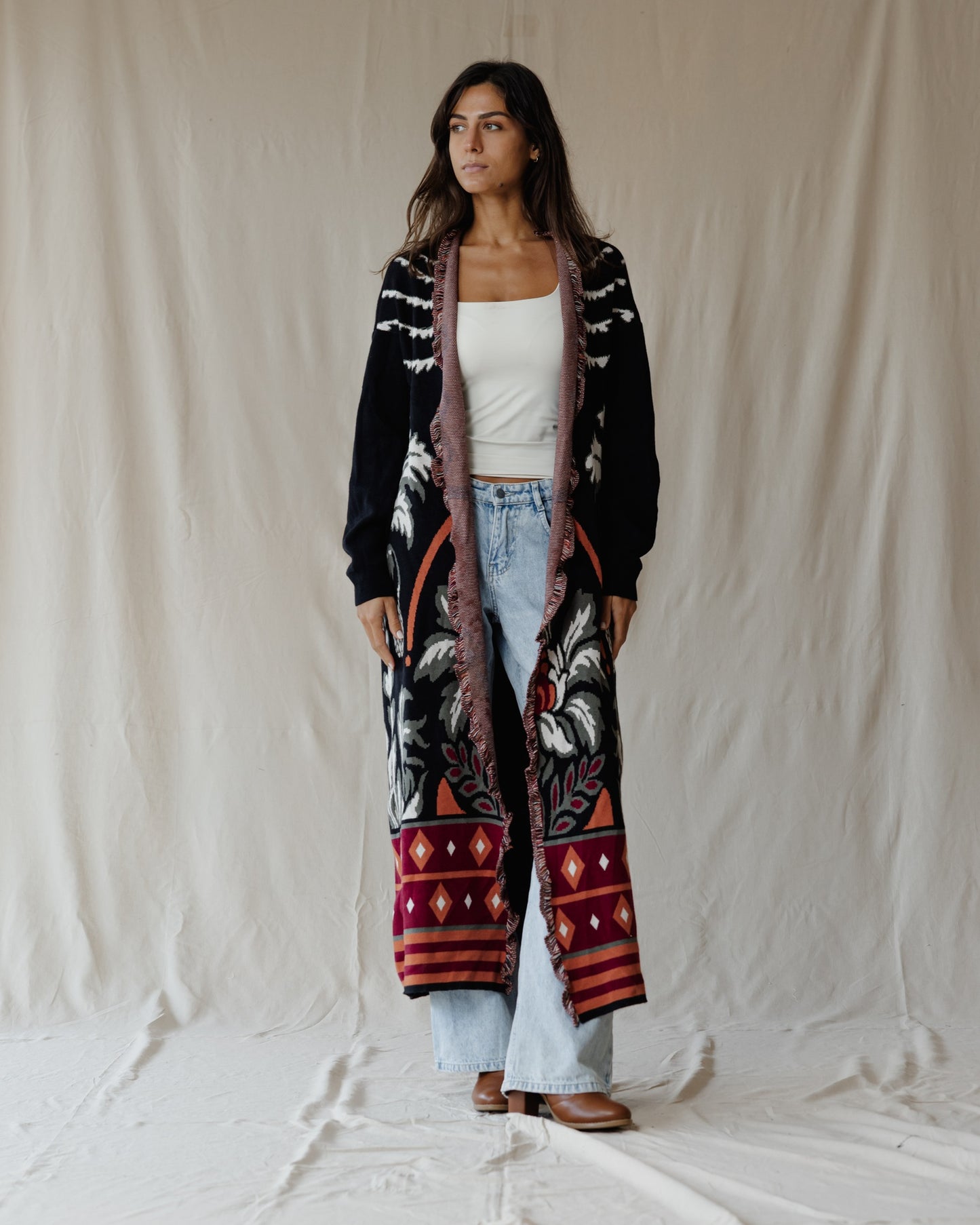 Heritage Bloom Knit Cardigan