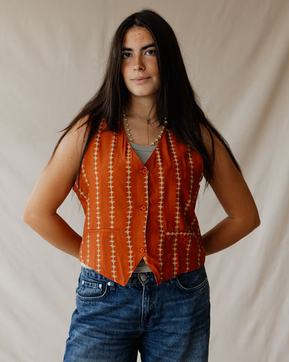 Island Dreams Vest Orange