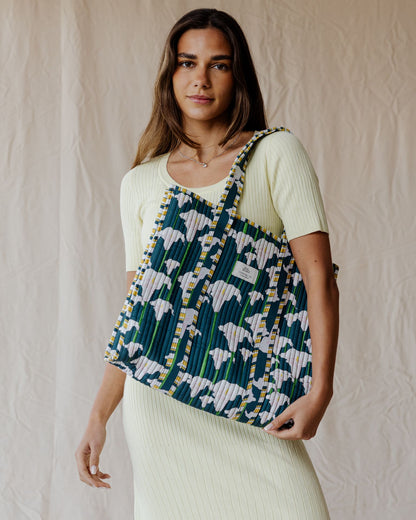 Bolso Tote Acolchado Tile & Lily