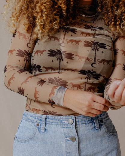 Top de malla Glam de Oasis