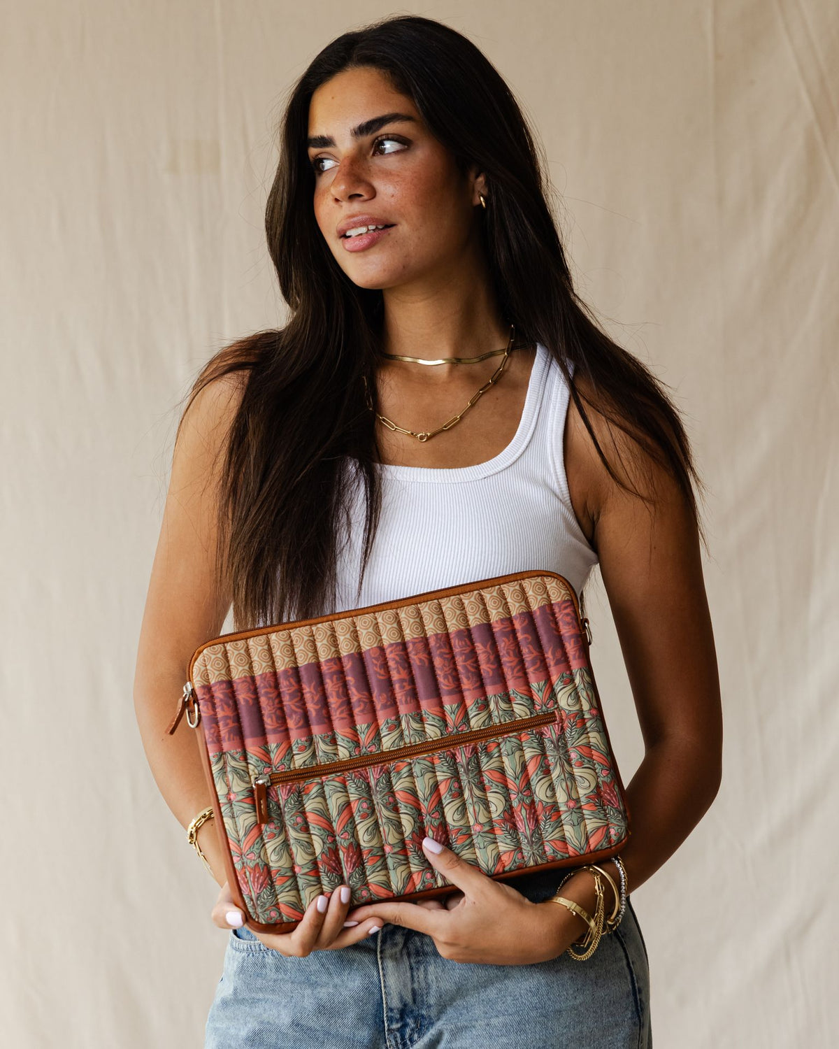 Amber Grove Quilted Laptop Sleeve
