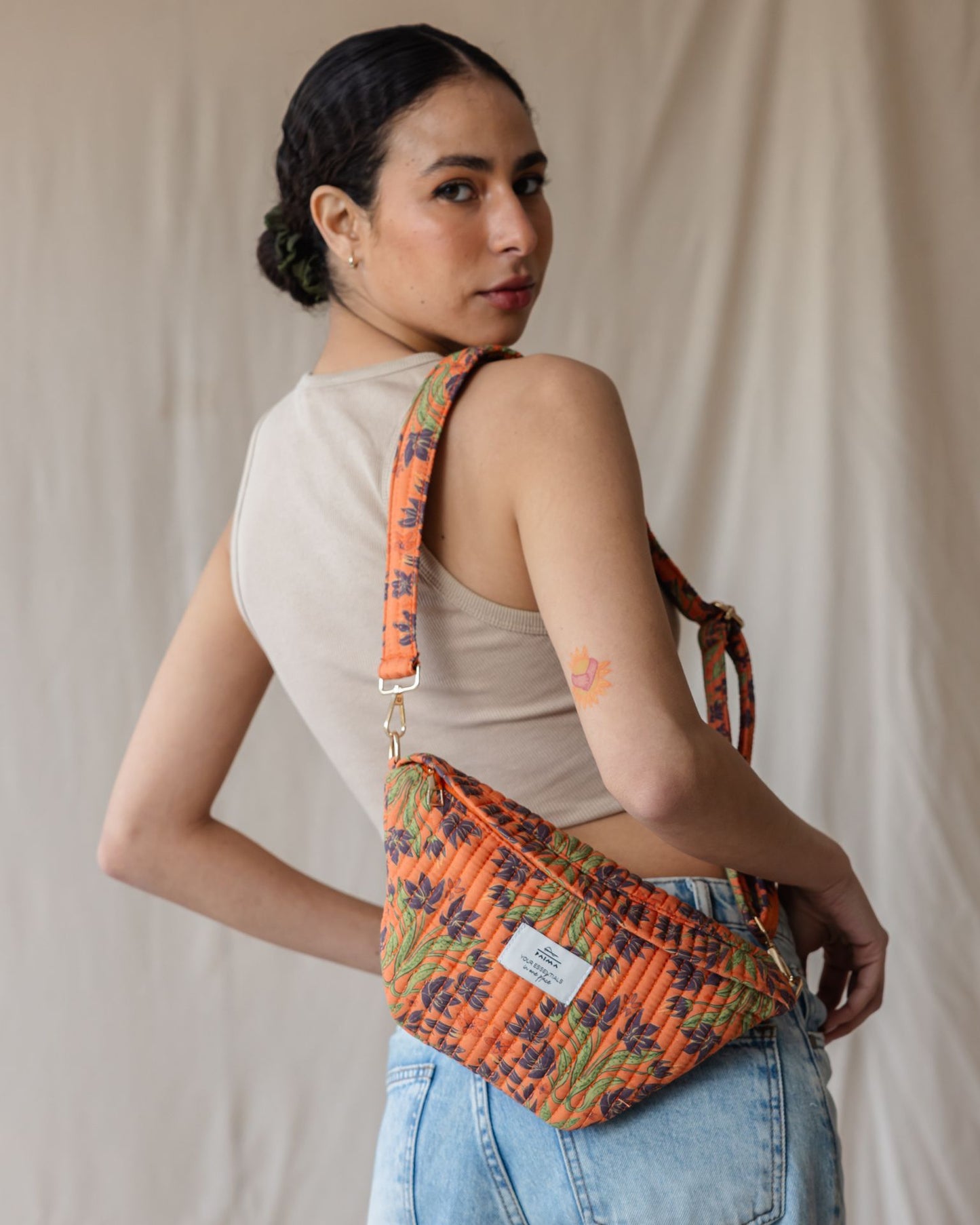 Tangerine Garden Fanny Pack