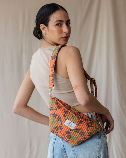 Tangerine Garden Fanny Pack