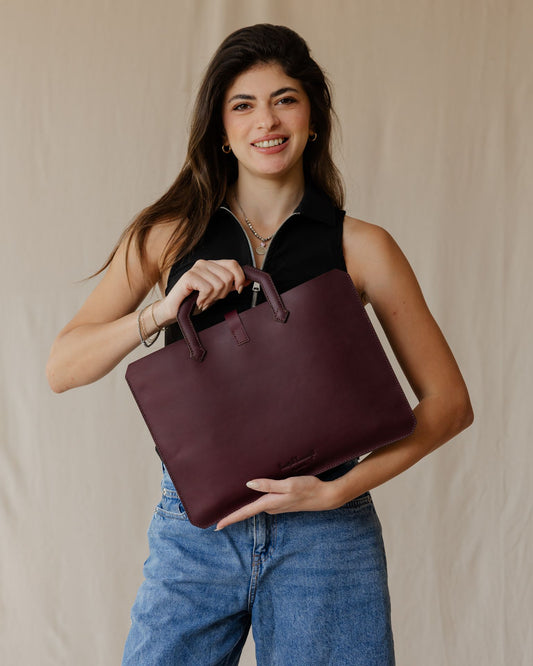 Classic Burgundy Handle Sleeve