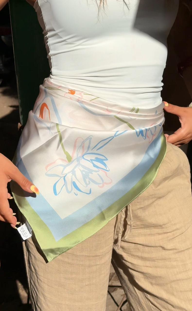 Amber Garden Wrap Scarf