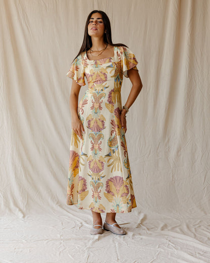 Sundrift Dress In Butter Yellow