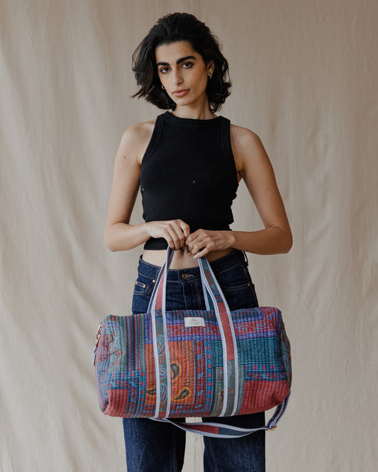 Paisley Patchwork Duffle Bag