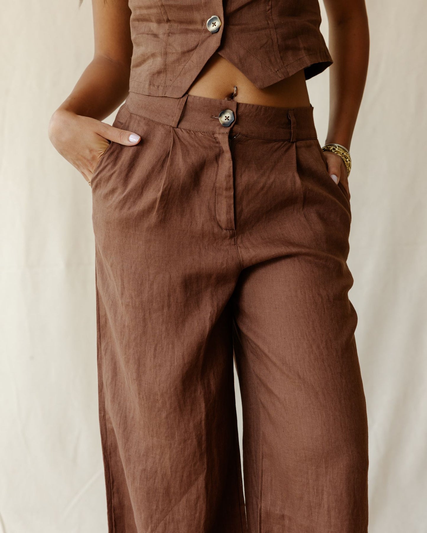 Elna Brown Pants
