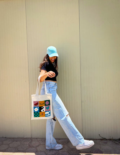 A Little Bit Of Everything Tufted Tote