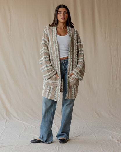 Oat Sand Pop Cardigan