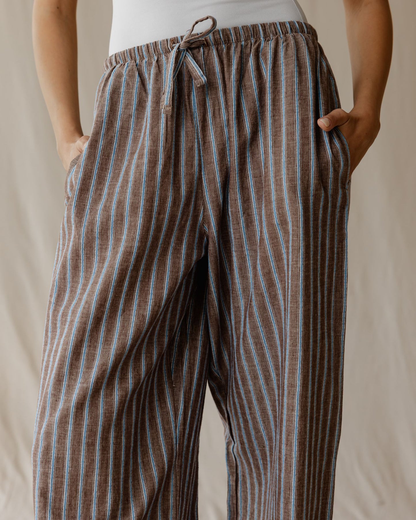 Pantalones de Lino Cocoa Dusk