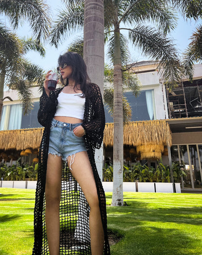 Knitted Cardigan Black