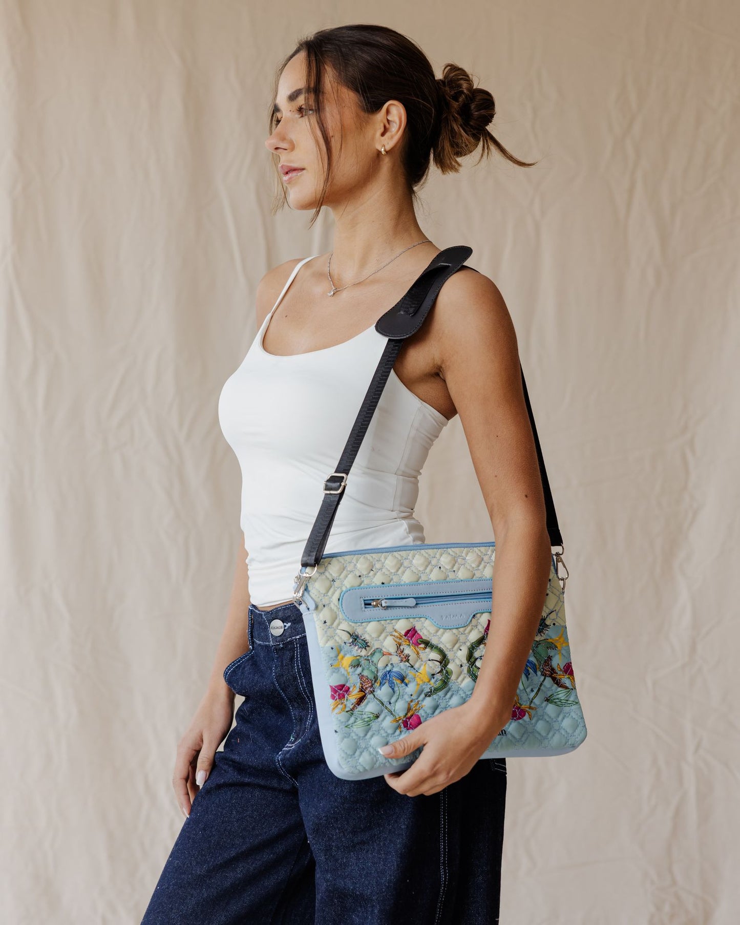 Loud Worlds In Pastel Quilted Sleeve