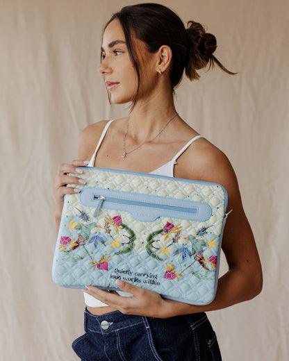 Loud Worlds In Pastel Quilted Sleeve