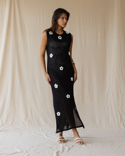 Vestido preto Daisy Drift