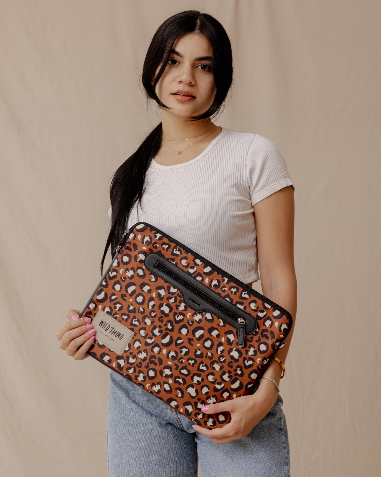 Wild Thing Laptop Sleeve Camel