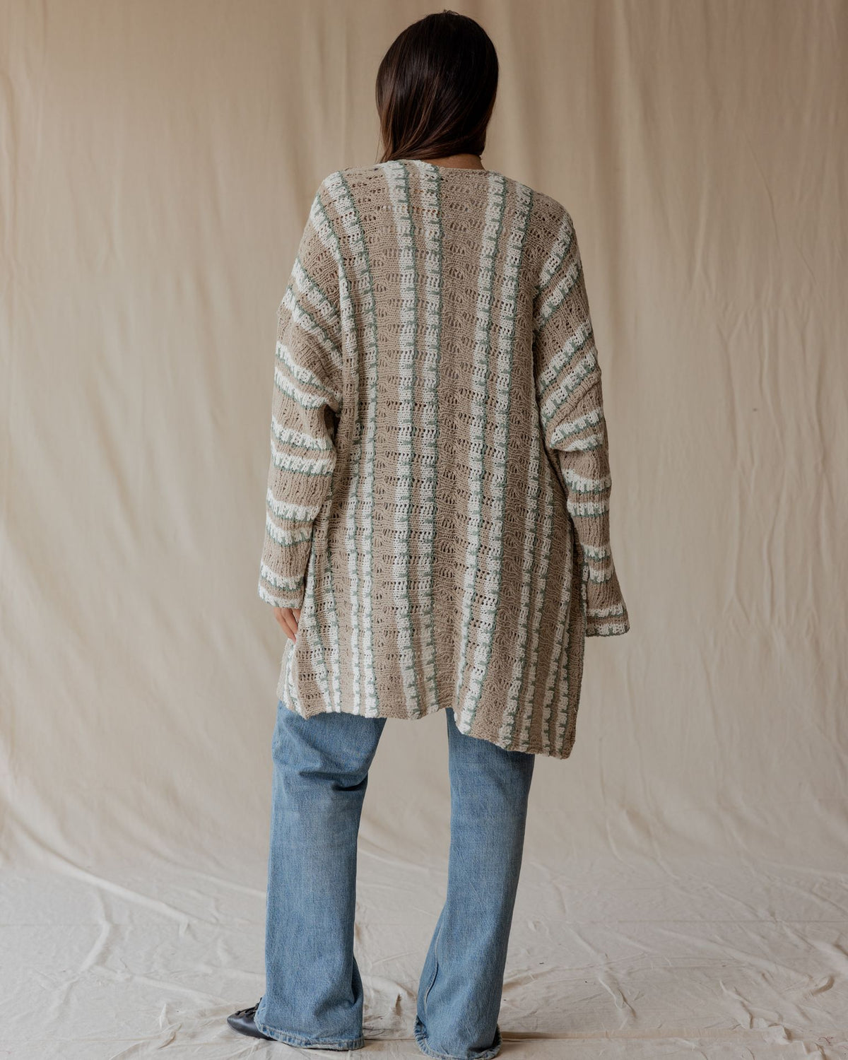 Oat Sand Pop Cardigan