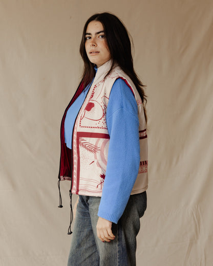 Chaleco impermeable Cairo Breeze en color crema