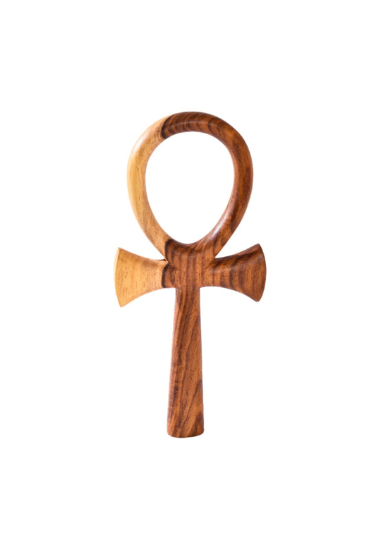 Llavero Mediano Llave de la Vida en Madera