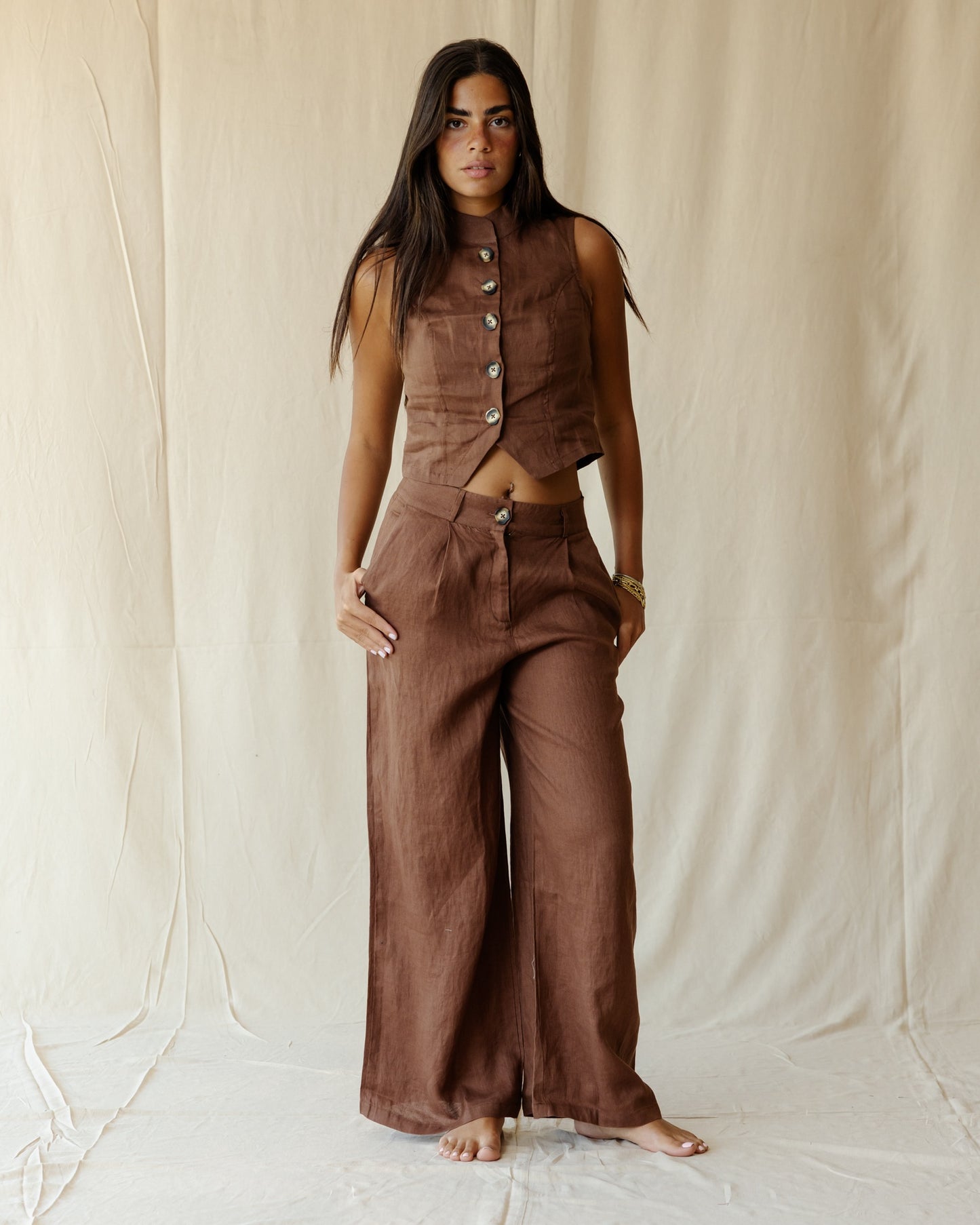 Elna Brown Pants