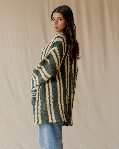 Olive Honey Pop Cardigan
