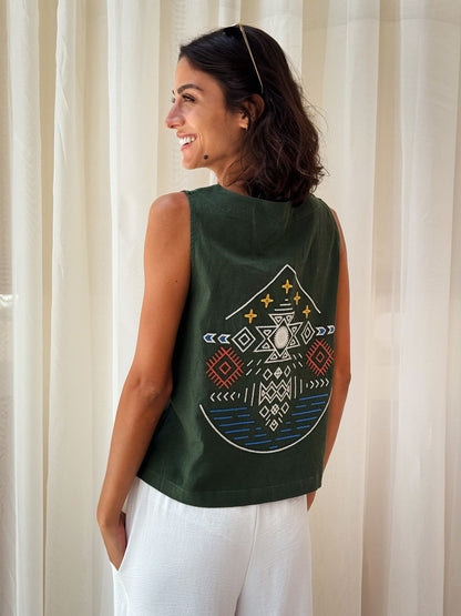 Freebird Vest Olive
