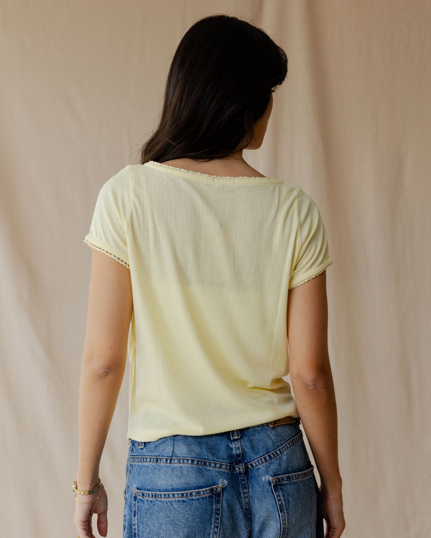 Belle Bow Yellow Top